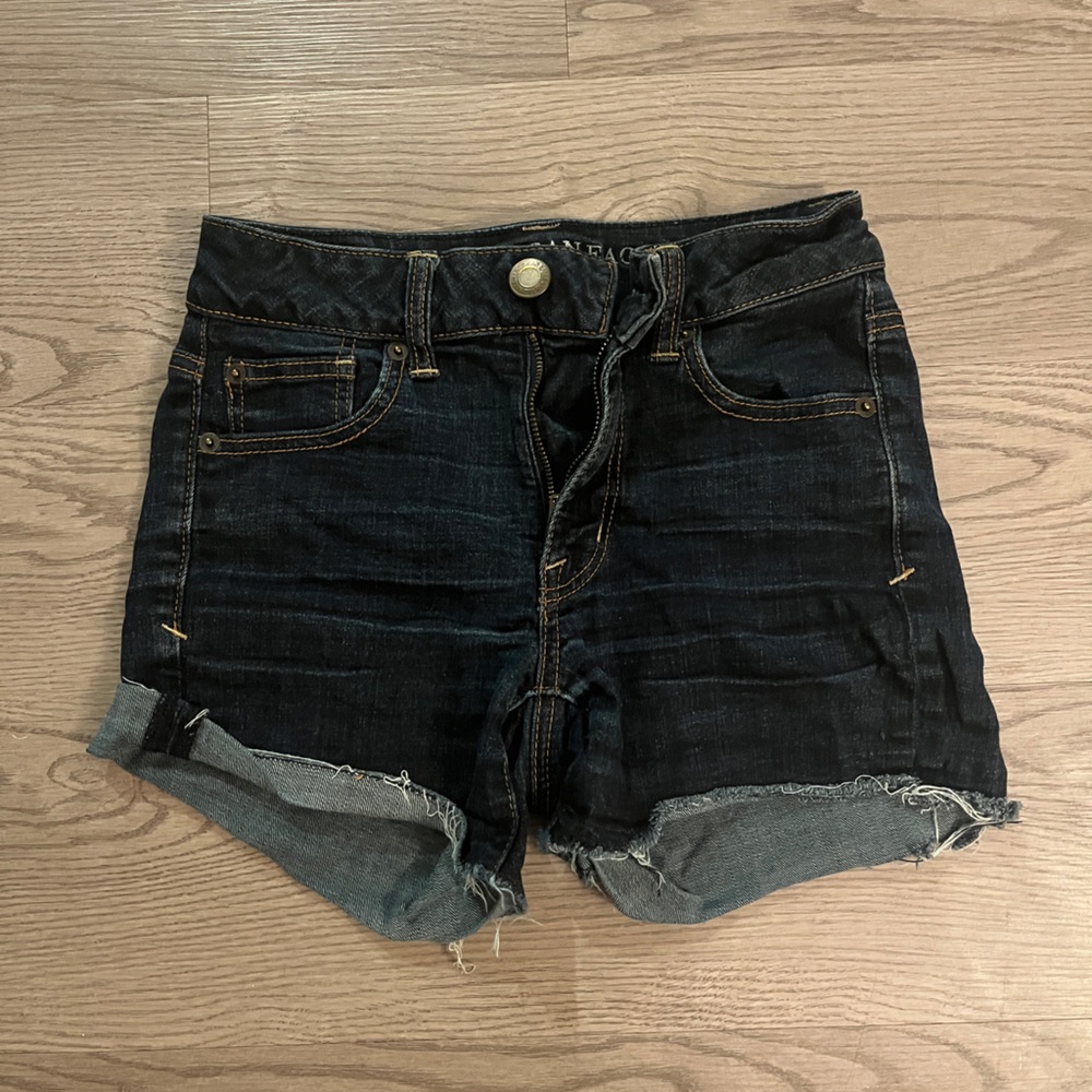 American Eagle Outfitters Dark Wash Jean Shorts